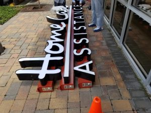 Sugar Land Outdoor Signs channel letter install fab 300x225